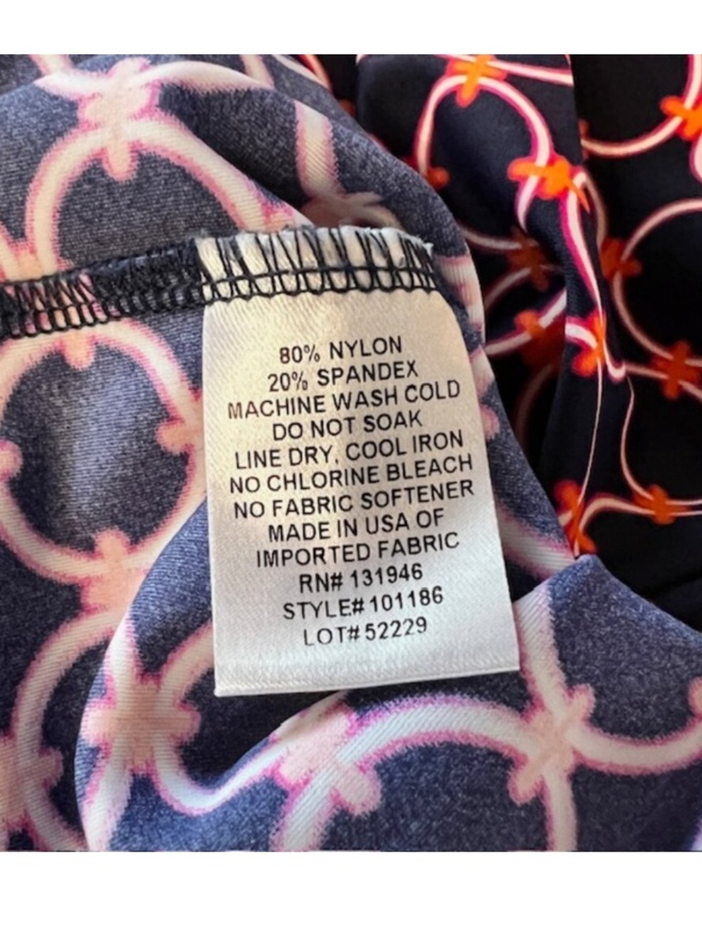 Jude Connally Long Sleeve Tie Waist Printed Dress size XL - Picture 5 of 5